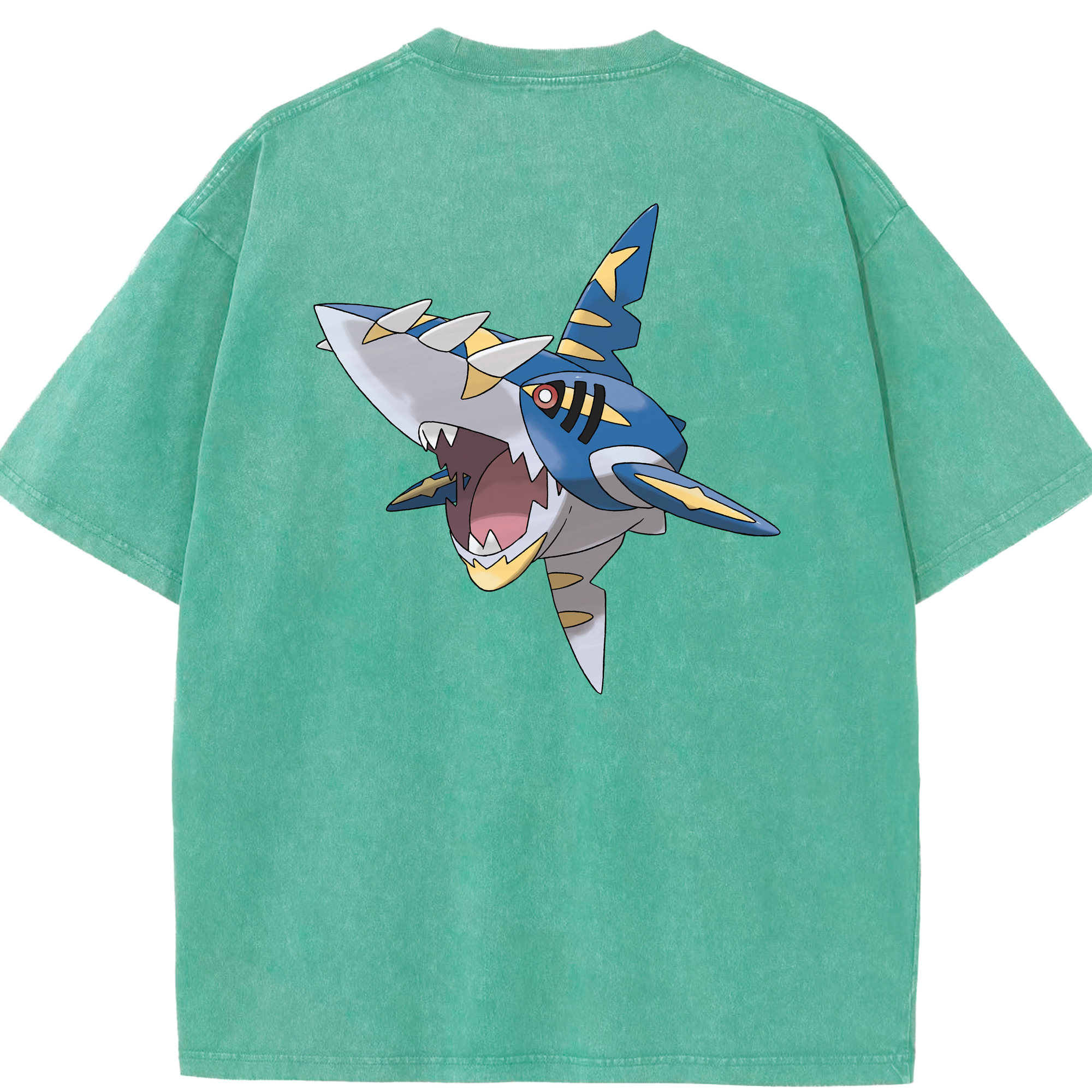 （画像用） ポケットモンスター Pokémon 綿100% ヴィンテージ風 半袖Tシャツ（背面プリント）
